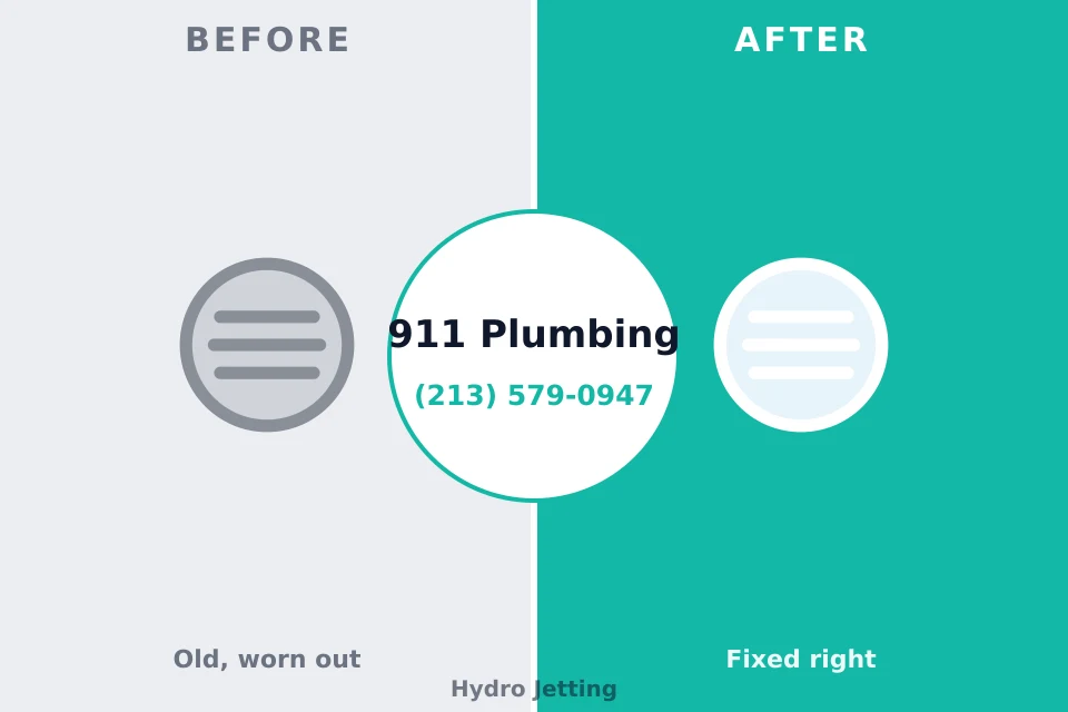 Before and after: plumbing company Lexington, MS
